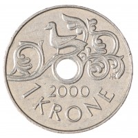 Норвегия 1 крона 2000