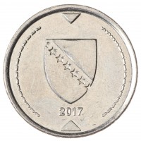 Монета Босния и Герцеговина 1 марка 2017