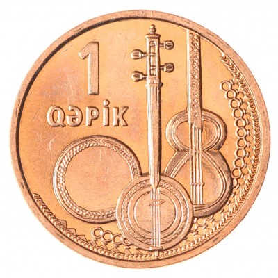 Монета Азербайджан 1 гяпик 2006