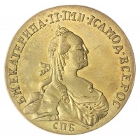 Копия золотого жетона 1766 Придворная карусель