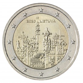 Монета Литва 2 евро 2020 Гора крестов