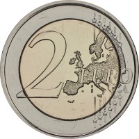 Монета Хорватия 2 евро 2023 Введение евро (Буклет)