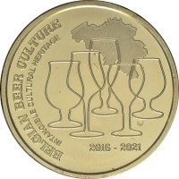 Бельгия 2,5 евро 2021 Пивная культура (Буклет)