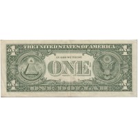 Банкнота США 1 доллар 1985