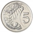 Каймановы острова 5 центов 1992