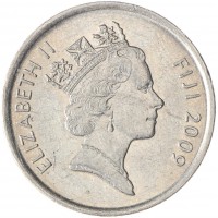 Монета Фиджи 5 центов 2009