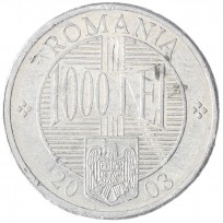 Монета Румыния 1000 лей 2003