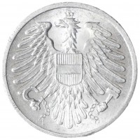 Монета Австрия 2 гроша 1973