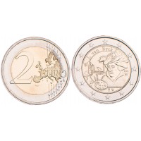 Монета Бельгия 2 евро 2020 Ян ван Эйк (Буклет)