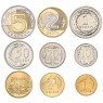 Польша набор разменных монет 2009-2015