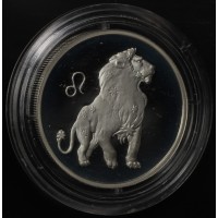 Монета 2 рубля 2002 Лев