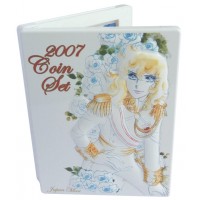 Япония годовой набор монет 2007 35 лет манги Риёко Икэды Роза Версаля