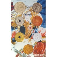 Япония годовой набор монет 2007 35 лет манги Риёко Икэды Роза Версаля