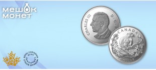 Канада серебряный доллар 2025 бобр 50 лет символу
