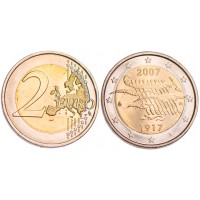 Монета Финляндия 2 евро 2007 Независимость
