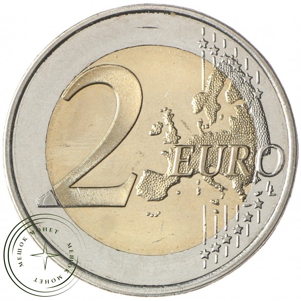 Финляндия 2 евро 2007 Независимость