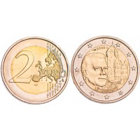 Монета Люксембург 2 евро 2008 Замок Берг