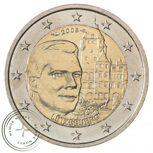 Люксембург 2 евро 2008 Замок Берг