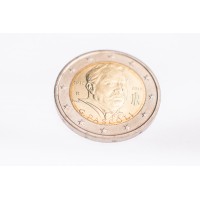 Монета Италия 2 евро 2012 100 лет со смерти поэта Джованни Пасколи