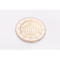 Монета Эстония 2 евро 2019 100-летие перевода обучения на эстонский язык Тартуского университета