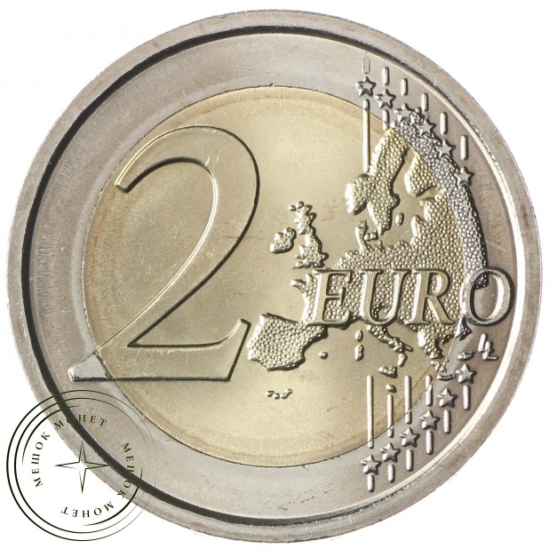 Италия 2 евро 2018 60 лет министерству здравоохранения