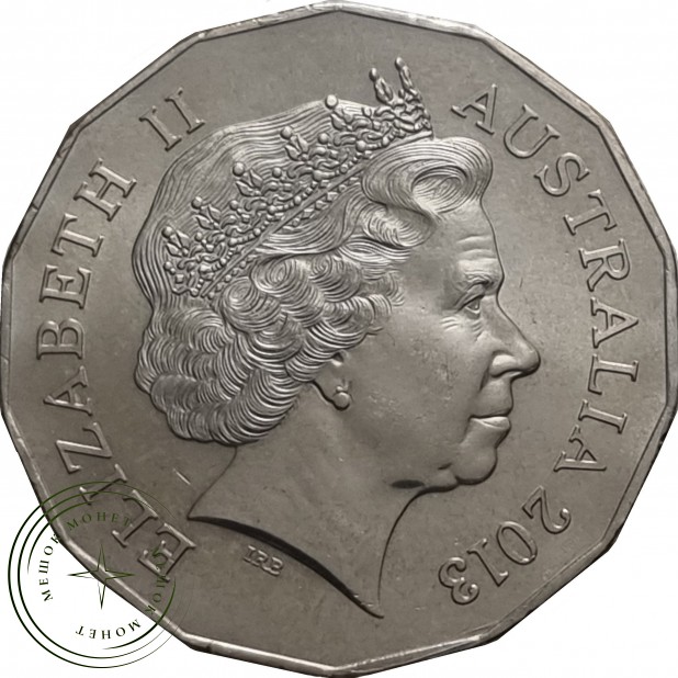 Австралия 50 центов 2013 Год змеи — 937046229