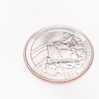 Монета США 25 центов 2014 Национальный парк Шенандоа