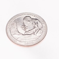 Монета США 25 центов 2020 Марш-Биллингс-Рокфеллер