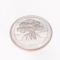 Монета США 25 центов 2020 Солт Ривер Бэй