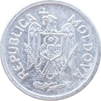 Монета Молдавия 25 бань 2011