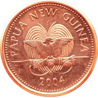 Монета Папуа—Новая Гвинея 1 тоа 2004