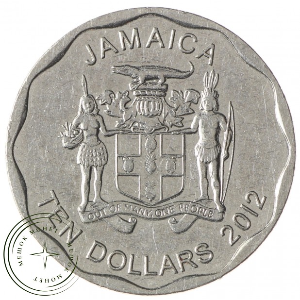 Ямайка 10 долларов 2012