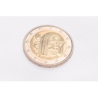 Монета Словакия 2 евро 2018 25 лет Словацкой Республике