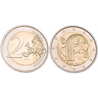 Монета Словакия 2 евро 2018 25 лет Словацкой Республике