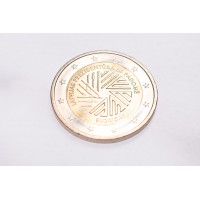 Монета Латвия 2 евро 2015 Председательство в ЕС