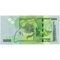 Уганда 5000 шиллингов 2019