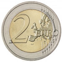 Люксембург 2 евро 2012 свадьба наследного Великого Герцога Люксембурга Гийома и графини Стефании де Ланнуа