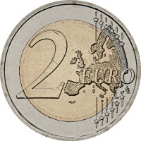 Монета Литва 2 евро 2024 Соломенные сады