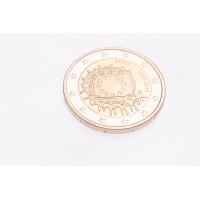 Монета Эстония 2 евро 2015 30 лет Флагу Европы