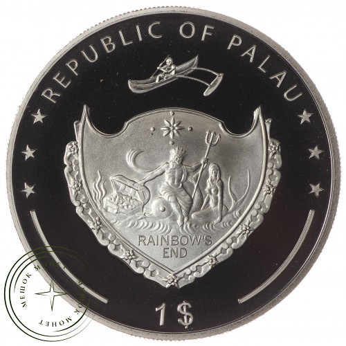 Палау 1 доллар 2009 Деревенская ласточка — 937034023