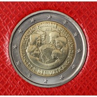 Монета Ватикан 2 евро 2015 VIII Всемирная встреча семей в Филадельфии (буклет)