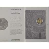 Монета Сан-Марино 2 евро 2015 Данте Алигьери (буклет)