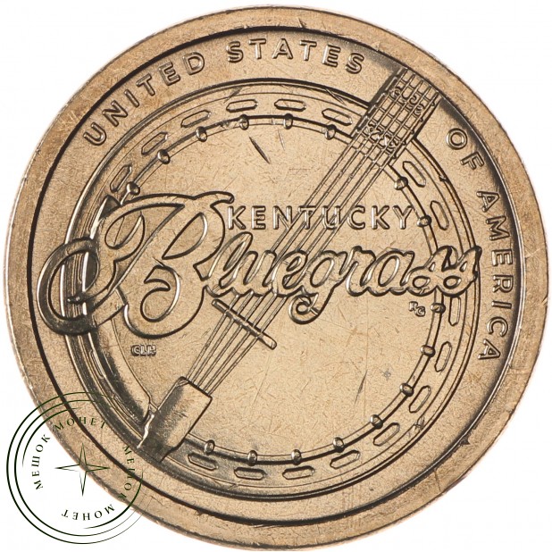 США 1 доллар 2022 «Блюграсс» — Кентукки