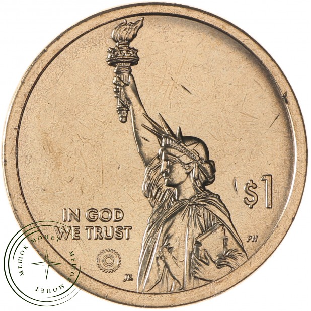 США 1 доллар 2022 Блюграсс Кентукки