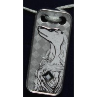 Монета Остров Ниуэ 1 доллар 2018 Год Собаки: Кулон-подвеска