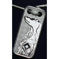 Монета Остров Ниуэ 1 доллар 2018 Год Собаки: Кулон-подвеска