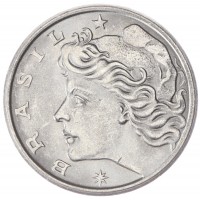 Монета Бразилия 10 сентаво 1977