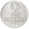 Бразилия 2 крузейро 1960
