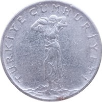 Монета Турция 25 курушей 1965