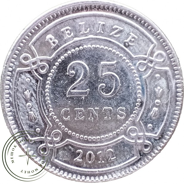 Белиз 25 центов 2012 — 937046338